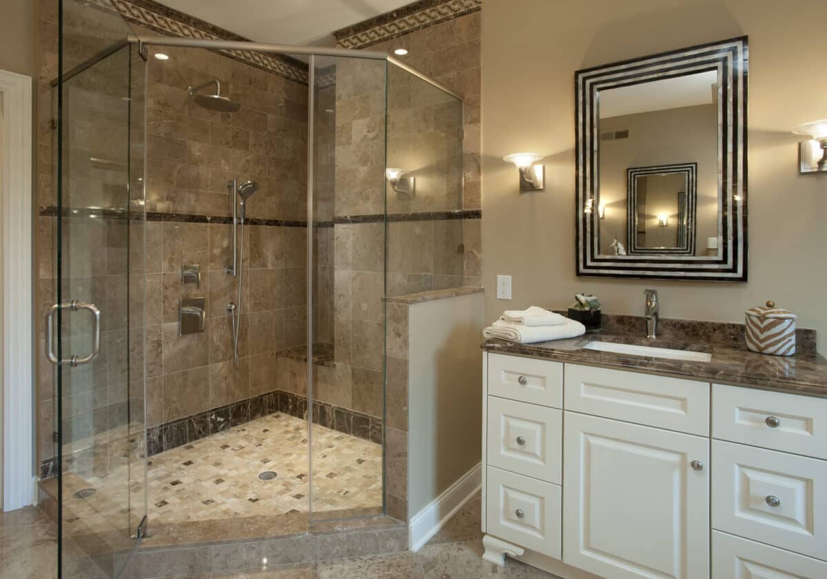 View of Where to Use Textured Tiles in Your Home - WPL Interior Design