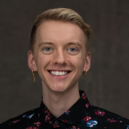 Dustin-Jones-Designer-Assistant-WPL-Philadelphia Headshot of Dustin R Jones, design team member at WPL Interior Design.